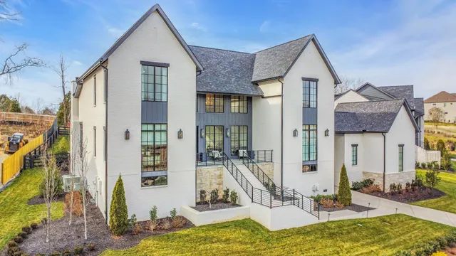 a front view of house with outdoor space