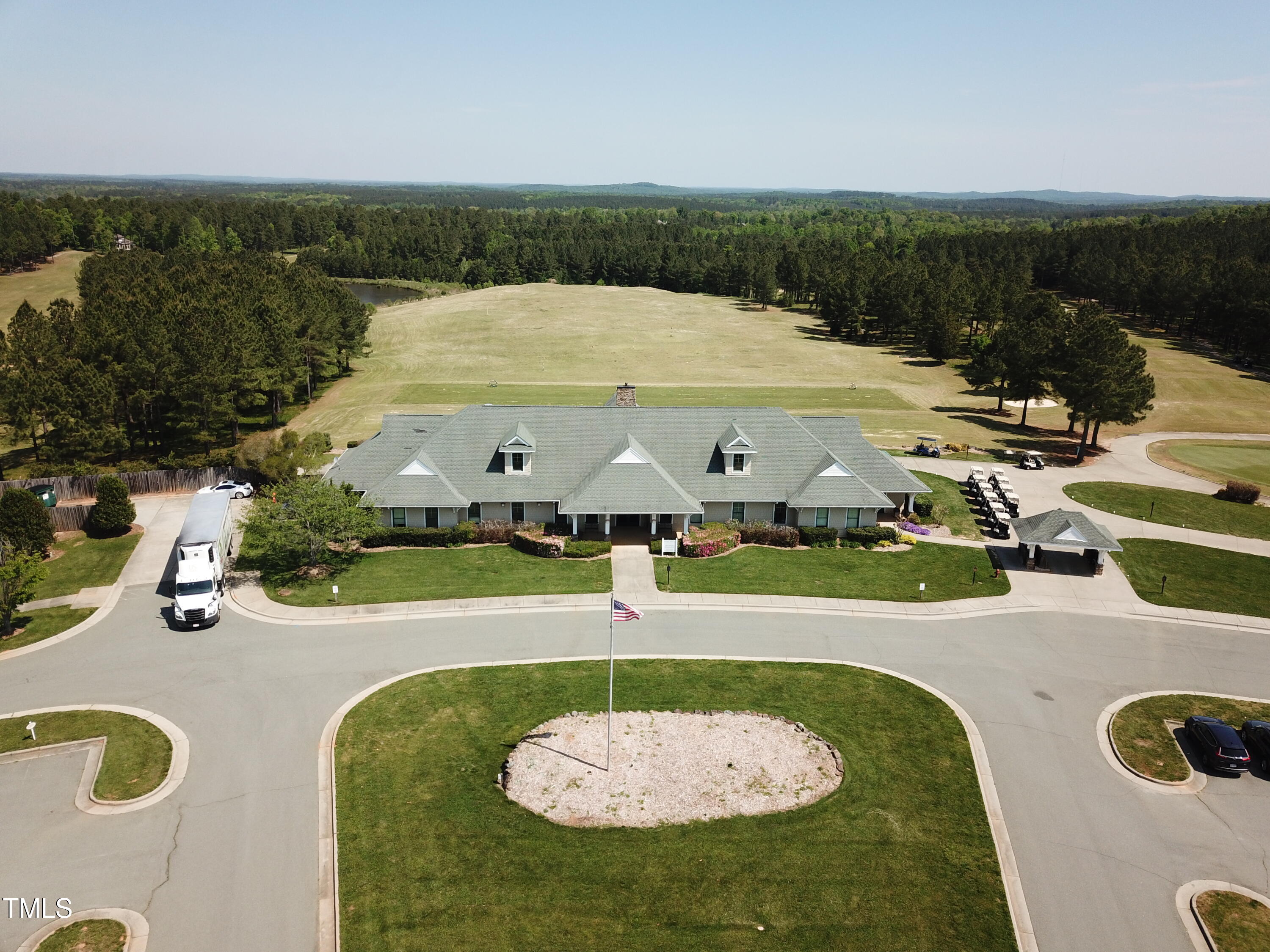 297 Colonial Ridge Drive Pittsboro, NC 27312 - Photo 15 of 28 an aerial view of a house with outdoor space