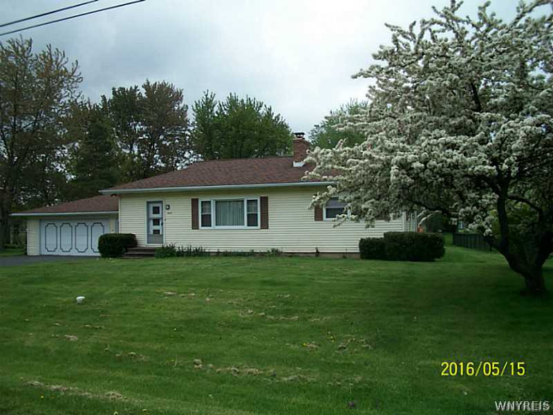 5992 Hermitage Road Lewiston, NY 14305 - Photo 1 of 1 Exterior Front. Charming maintenance free ranch in