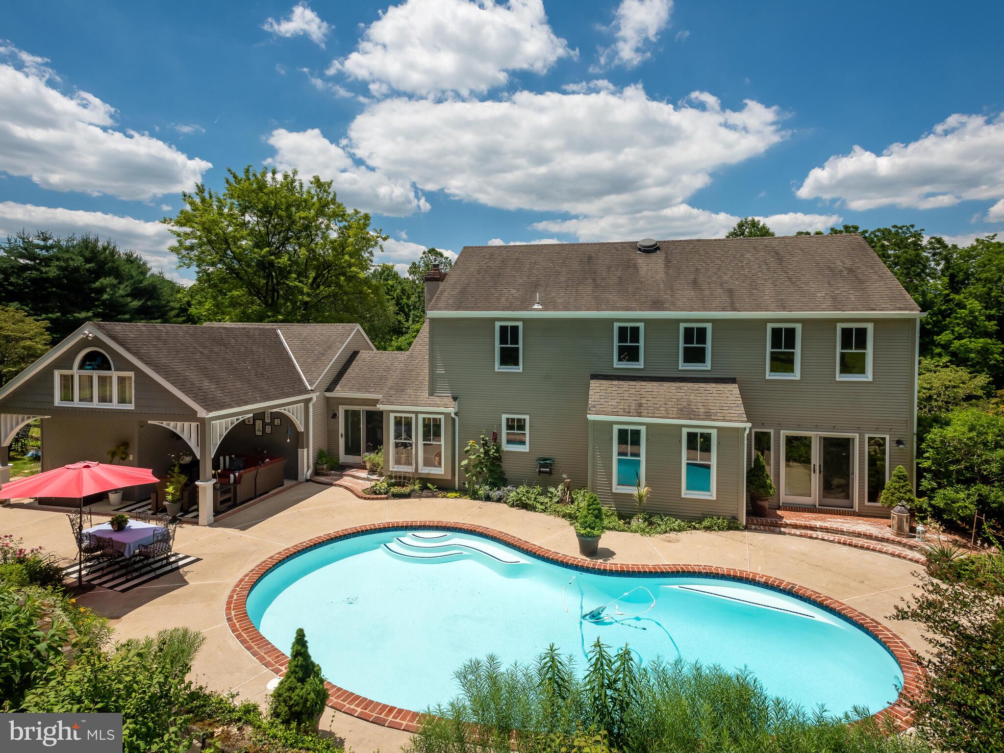 2 Matthews Run Road Chester Springs, PA 19425 - Photo 51 of 55 Great pool area for entertaining!