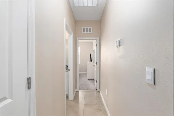 a view of a garage with furniture