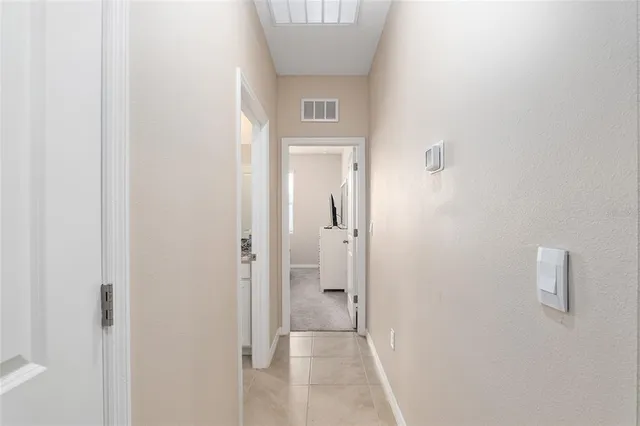 a view of a garage with furniture