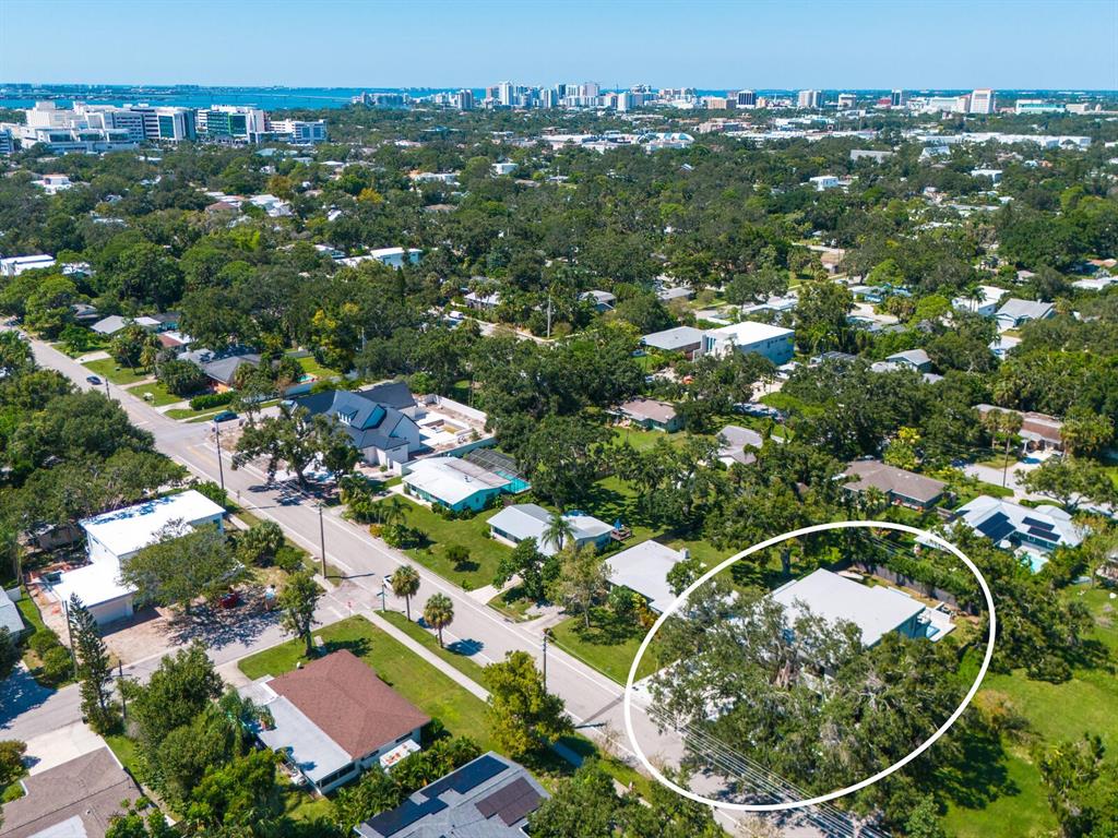2467 Hyde Park Street Sarasota, FL 34239 - Photo 3 of 42 an aerial view of a house
