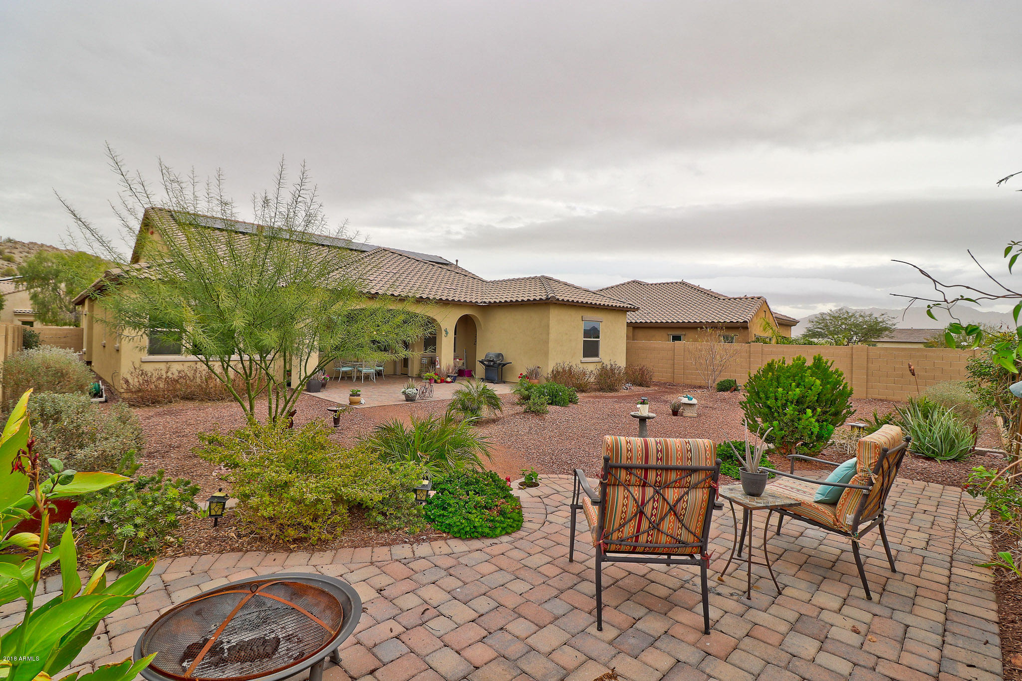 18271 West Desert Trumpet Road Goodyear, AZ 85338 - Photo 44 of 49 Raised Verranda to Enjoy Coffee & View
