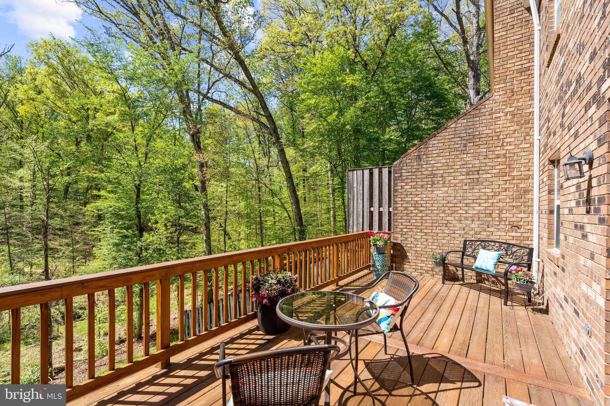 8939 Park Forest Drive Springfield, VA 22152 - Photo 11 of 48 Nice deck overlooking the stream and forestry.