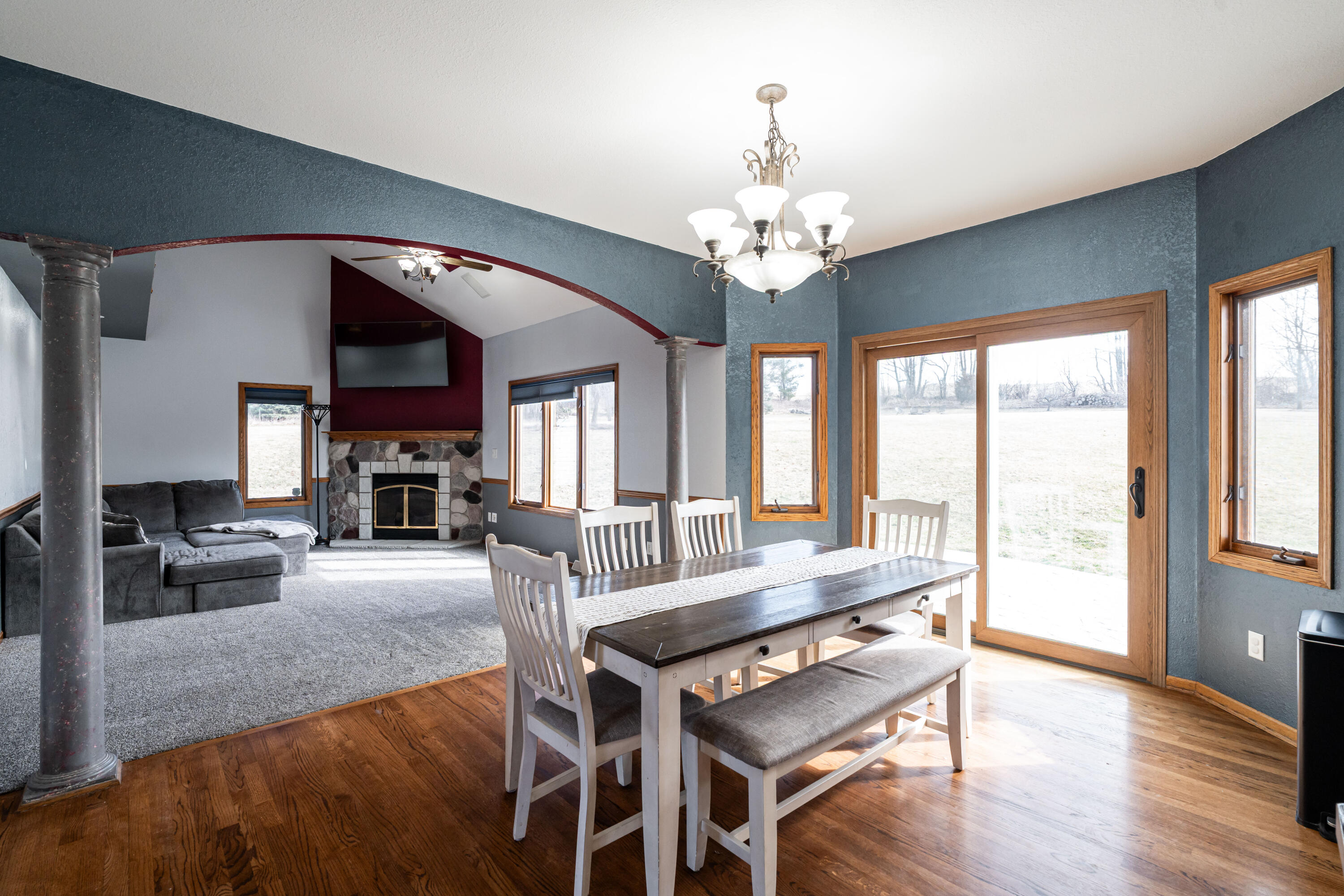 5290 Fawn Trail Addison, WI 53027 - Photo 13 of 56 Dinette overlooking backyard