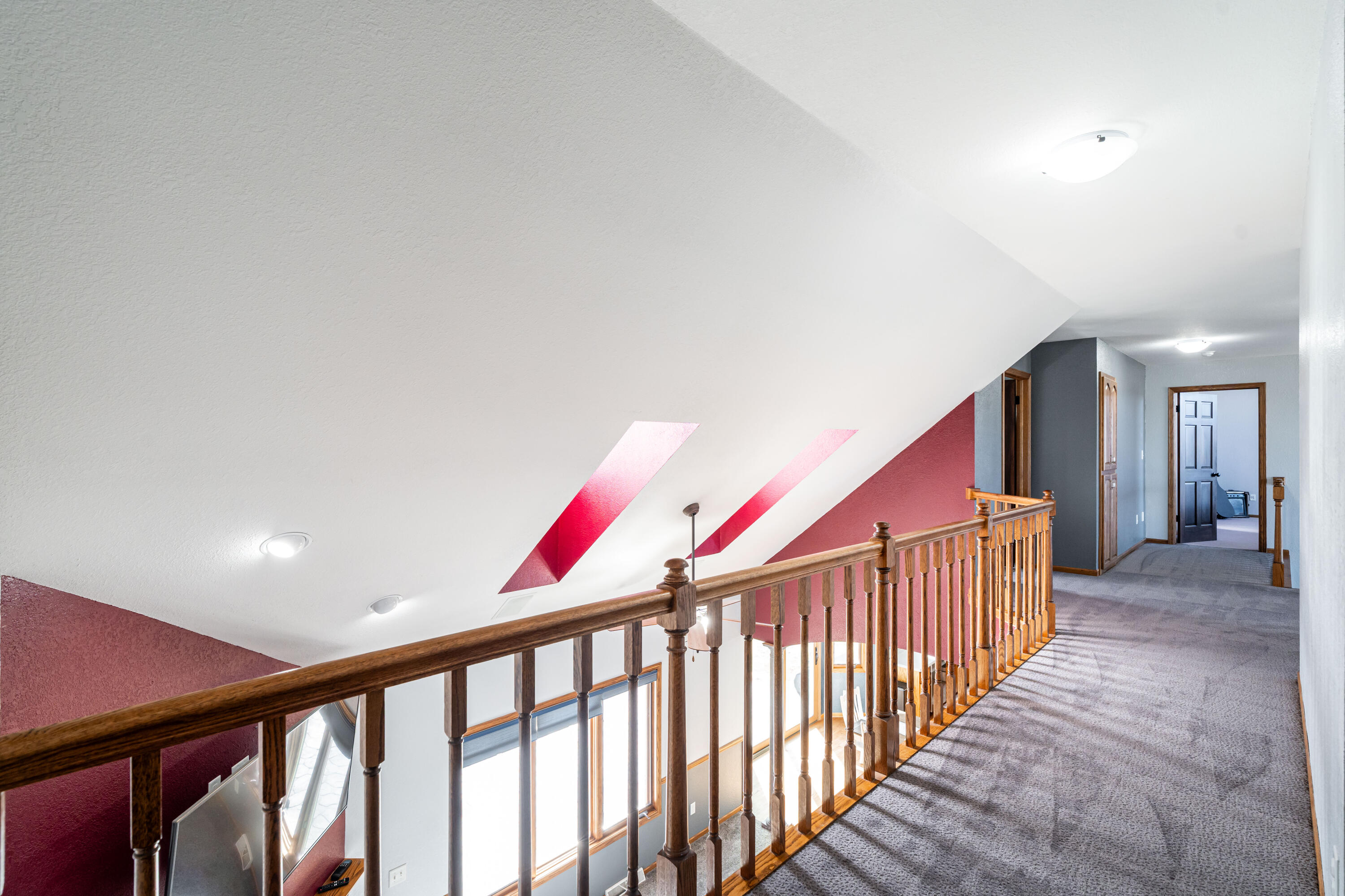 5290 Fawn Trail Addison, WI 53027 - Photo 36 of 56 Upper hall open to family room