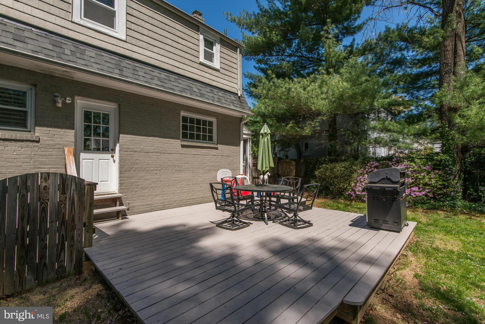 5908 Conway Road Bethesda, MD 20817 - Photo 13 of 14 Deck off Kitchen