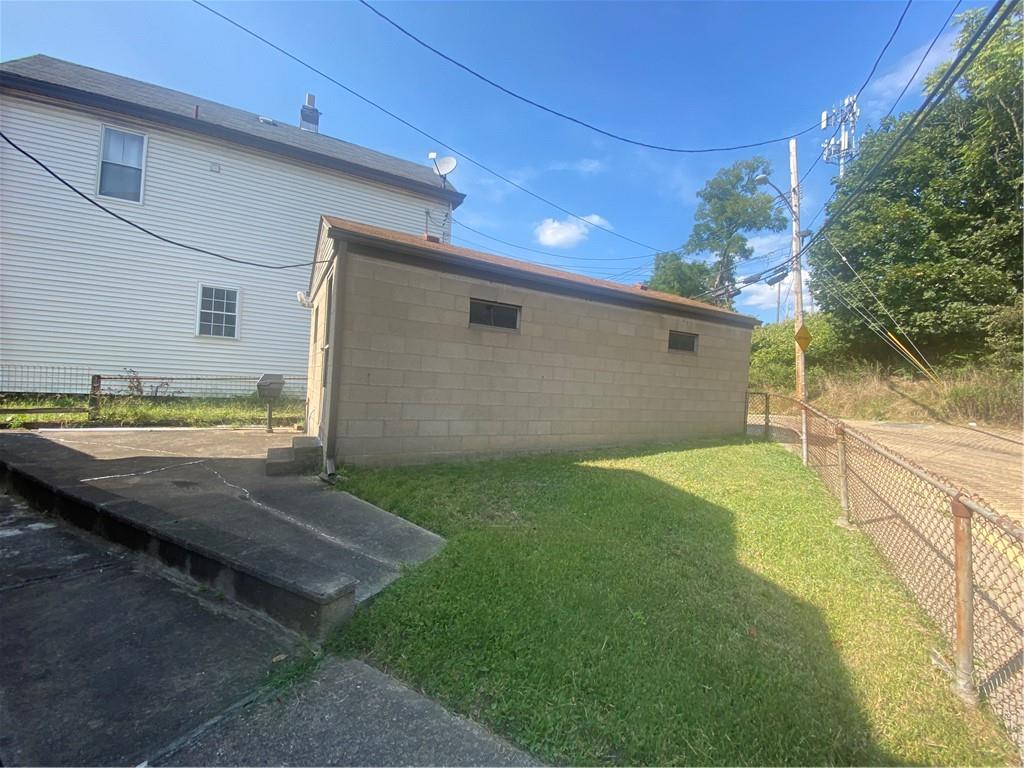 403 Bruce Street McKees Rocks, PA 15136 - Photo 20 of 20 a view of back yard of the house