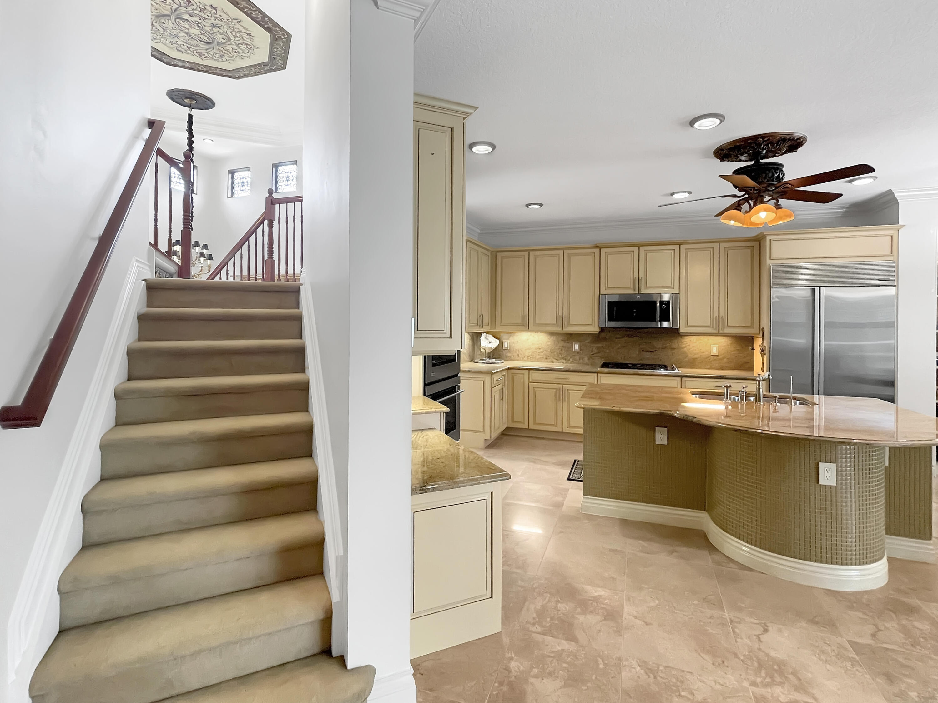 299 Southwest Lost River Road Stuart, FL 34997 - Photo 12 of 27 Kitchen back staircase