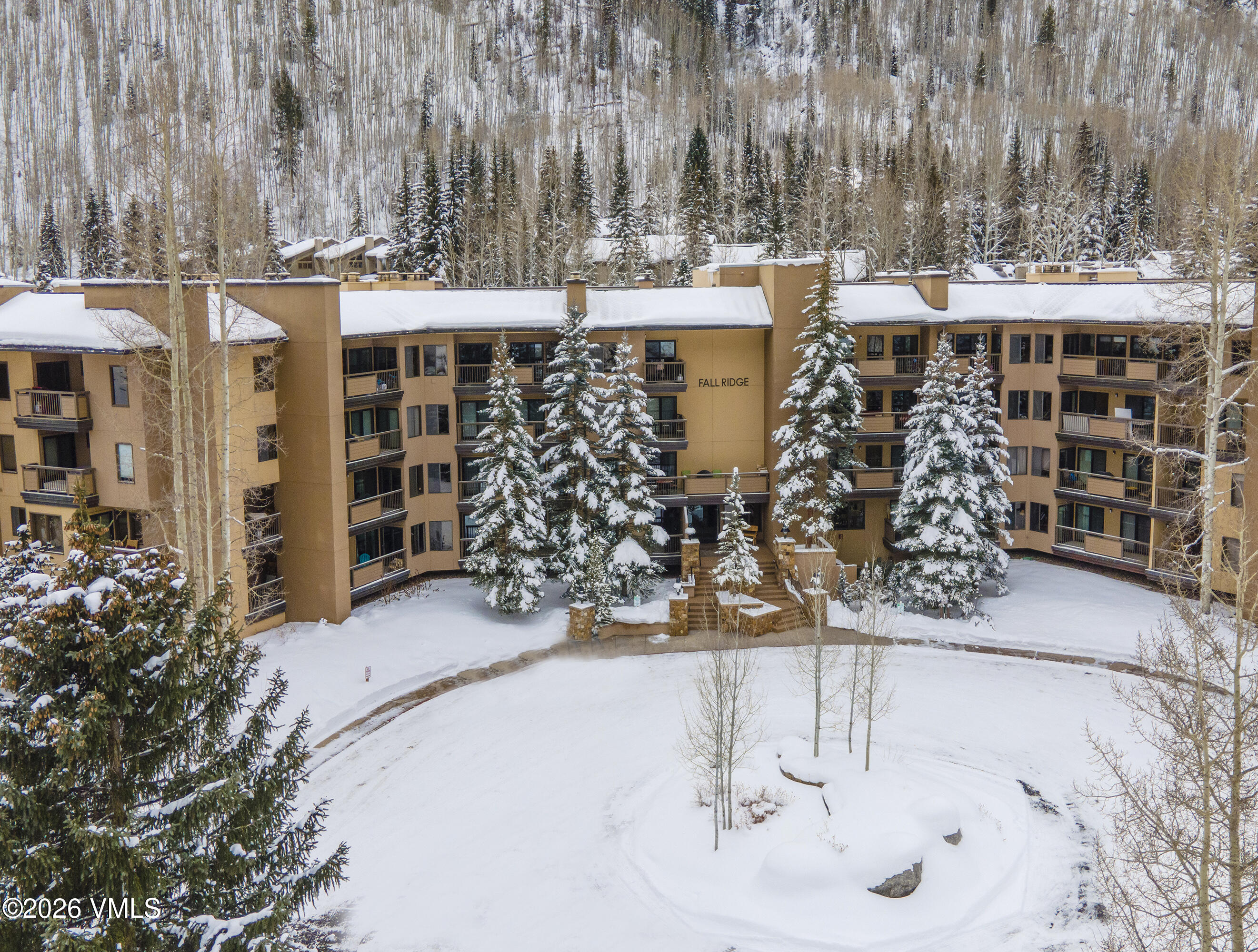 1650 Fall Ridge Road, Unit 202 Vail, CO 81657 - Photo 32 of 32 Exterior in Winter
