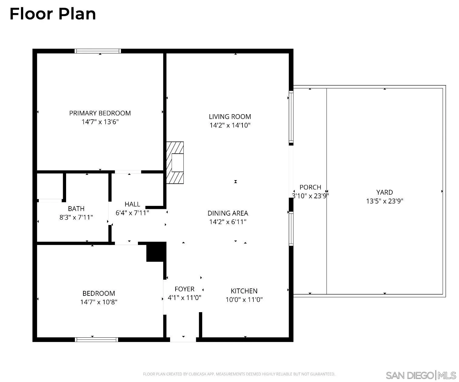 5810 Riley Street, Unit 8 San Diego, CA 92110 - Photo 20 of 20 Floorplan