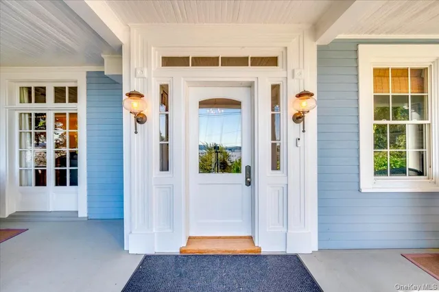 a view of front door of a house