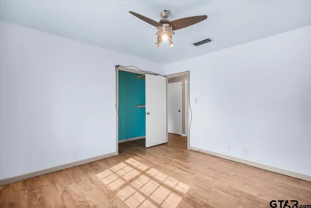 wooden floor in an empty room