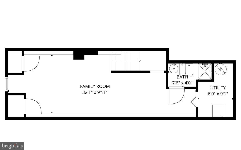 919 Stiles Street Baltimore, MD 21202 - Photo 33 of 36 a picture of floor plan