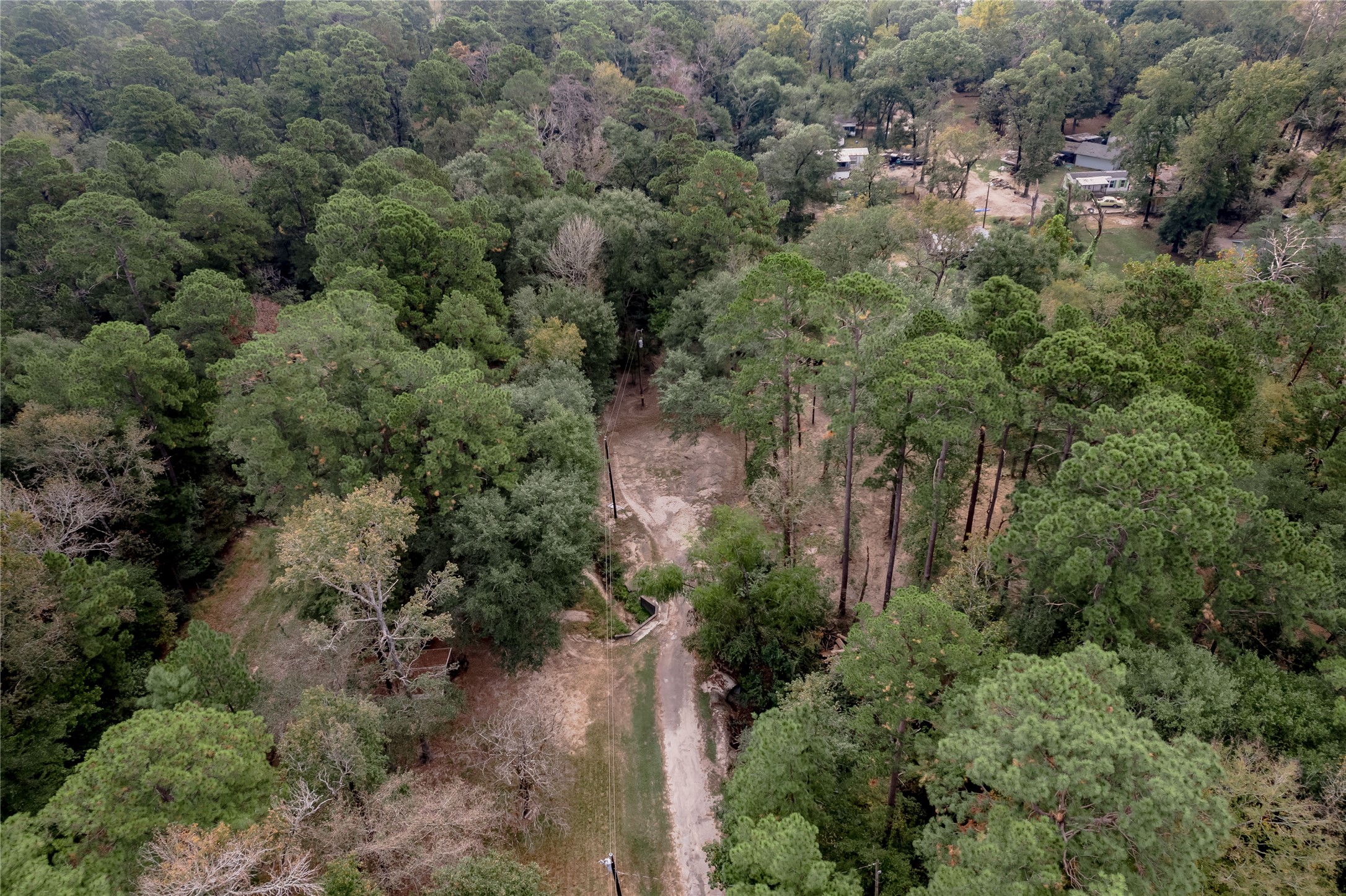 525 Canadian Drive Trinity, TX 75862 - Photo 11 of 36 an aerial view of residential house with outdoor space and trees all around