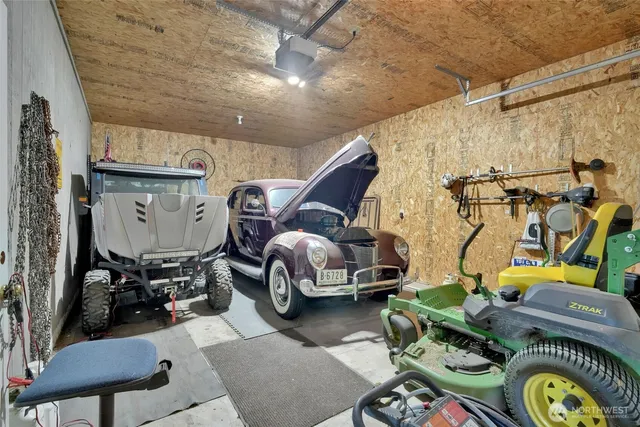 a view of car garage