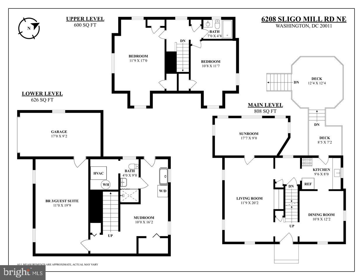 6208 Sligo Mill Road Northeast Washington, DC 20011 - Photo 50 of 50 Floorplan