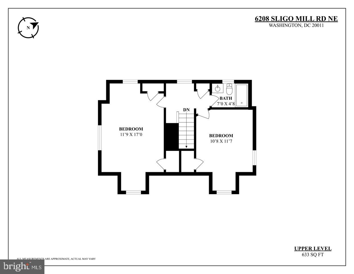6208 Sligo Mill Road Northeast Washington, DC 20011 - Photo 48 of 50 a picture of a bench in a white building