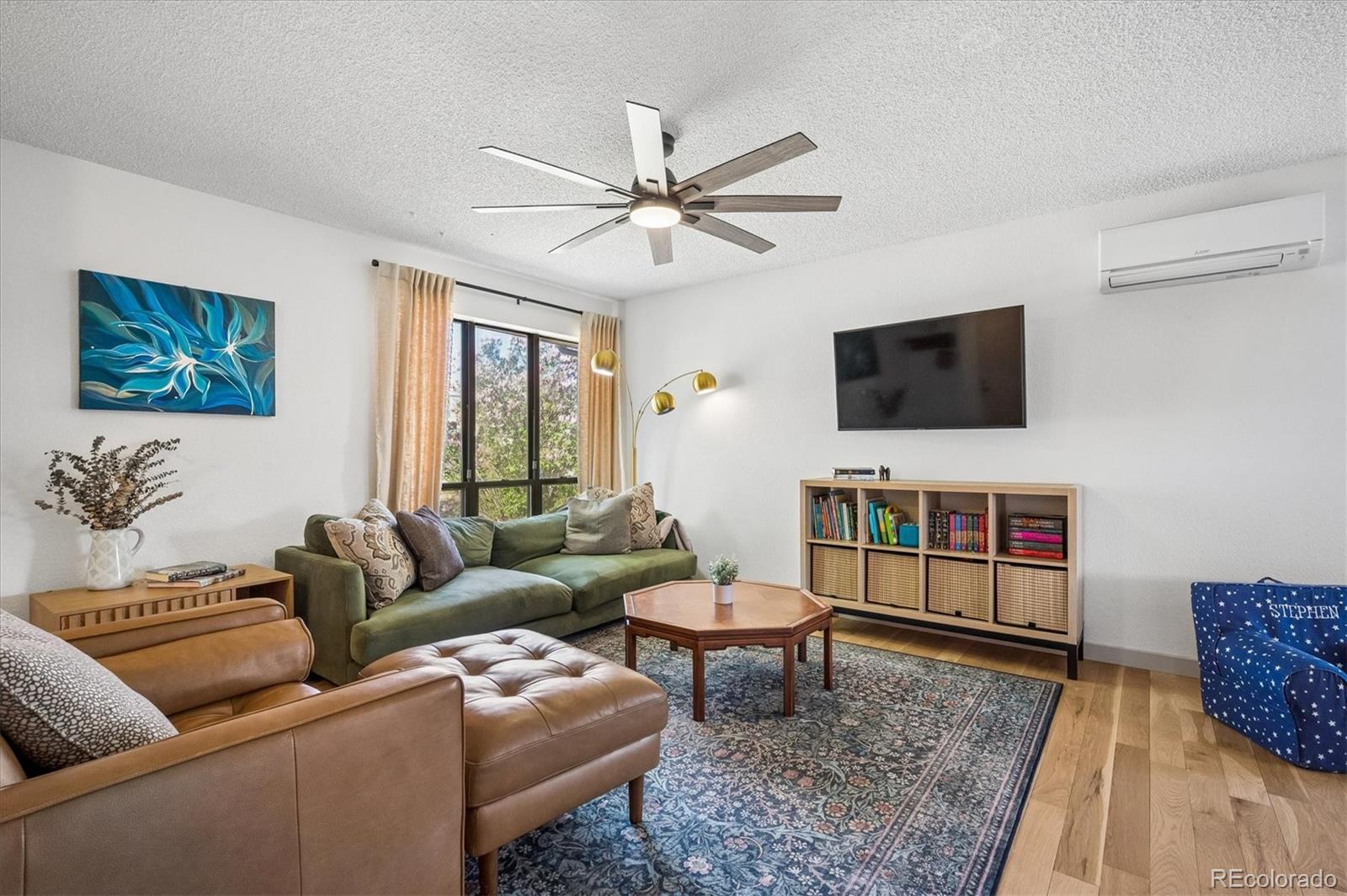 4654 South Union Street Morrison, CO 80465 - Photo 4 of 34 a living room with furniture and a flat screen tv