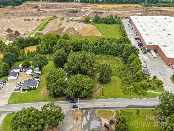 a view of a swimming pool with an outdoor space