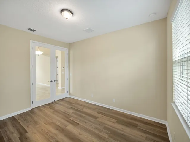 a view of outdoor space with a ocean view