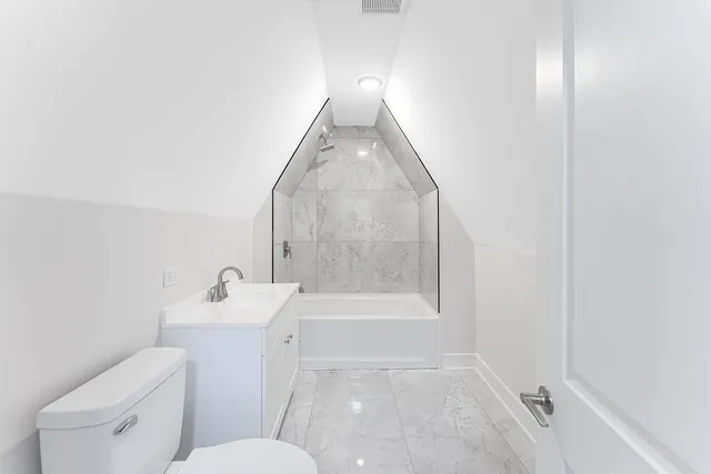 a view of outdoor space with a garden