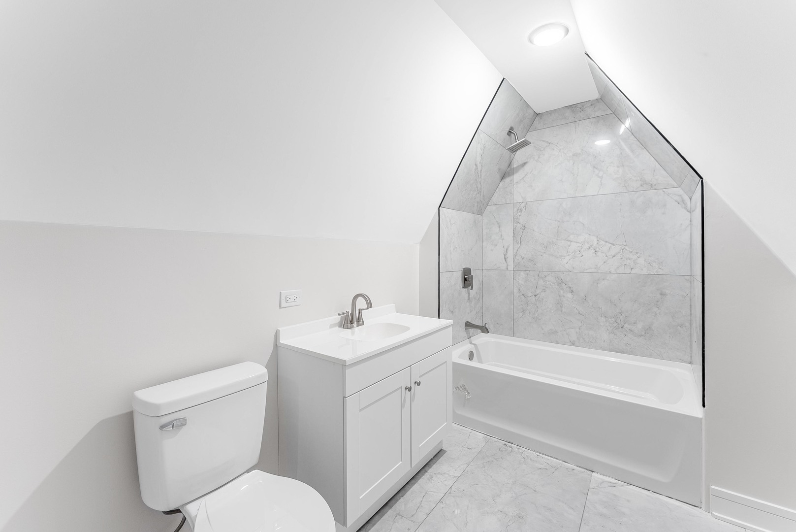 822 North Lockwood Avenue Chicago, IL 60651 - Photo 51 of 63 a bathroom with a toilet sink and shower