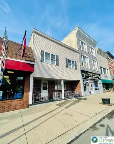 a front view of school