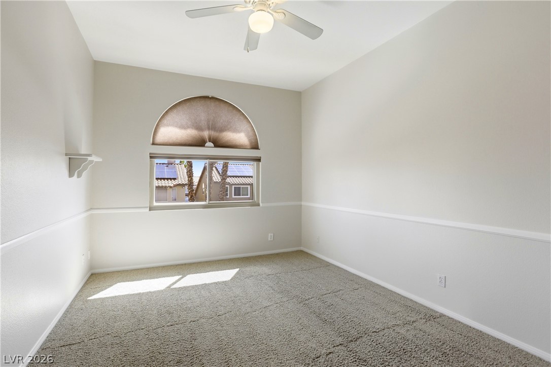 3692 River Canyon Road Las Vegas, NV 89129 - Photo 39 of 69 Spare bedroom #2, also with ceiling fan!
