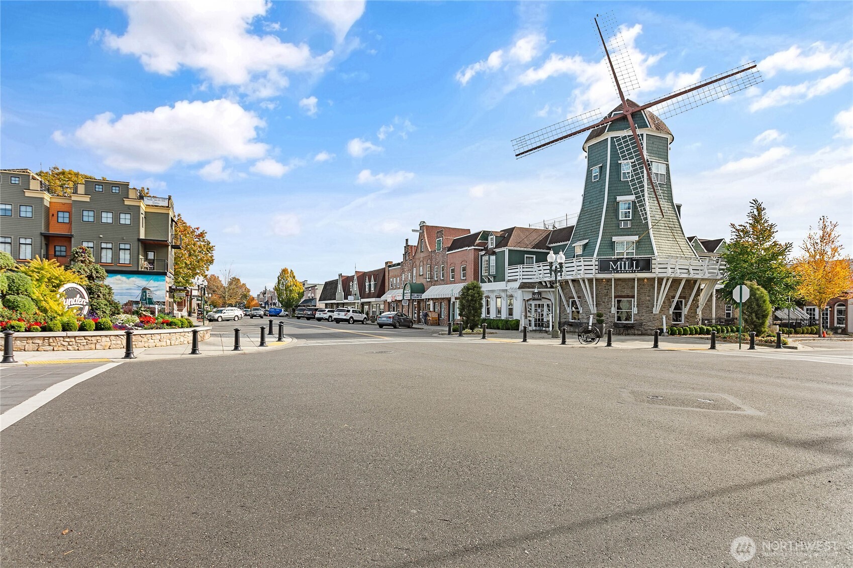 706 Judson Street, Unit A Lynden, WA 98264 - Photo 3 of 35 a view of a city with tall buildings