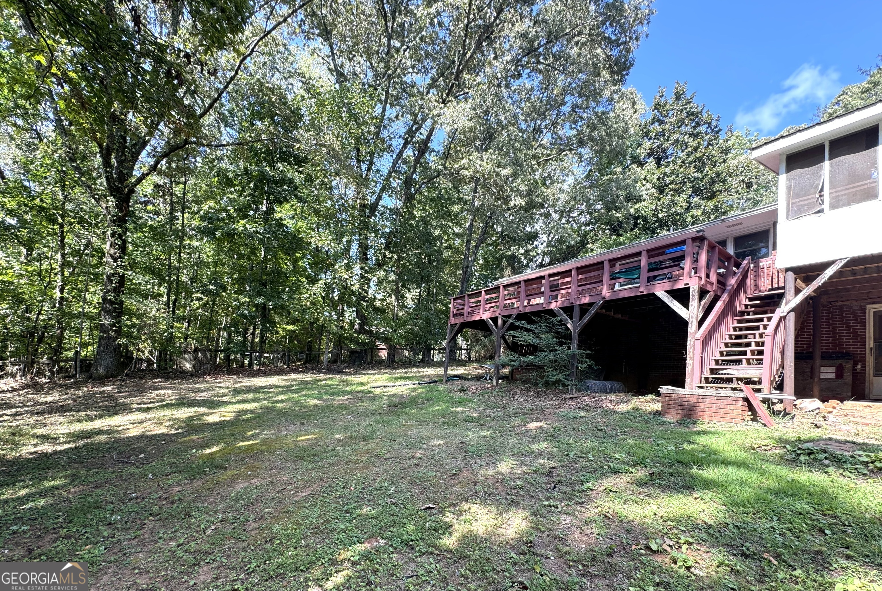 156 Brett Road Cleveland, GA 30528 - Photo 24 of 32 a view of outdoor space yard and deck