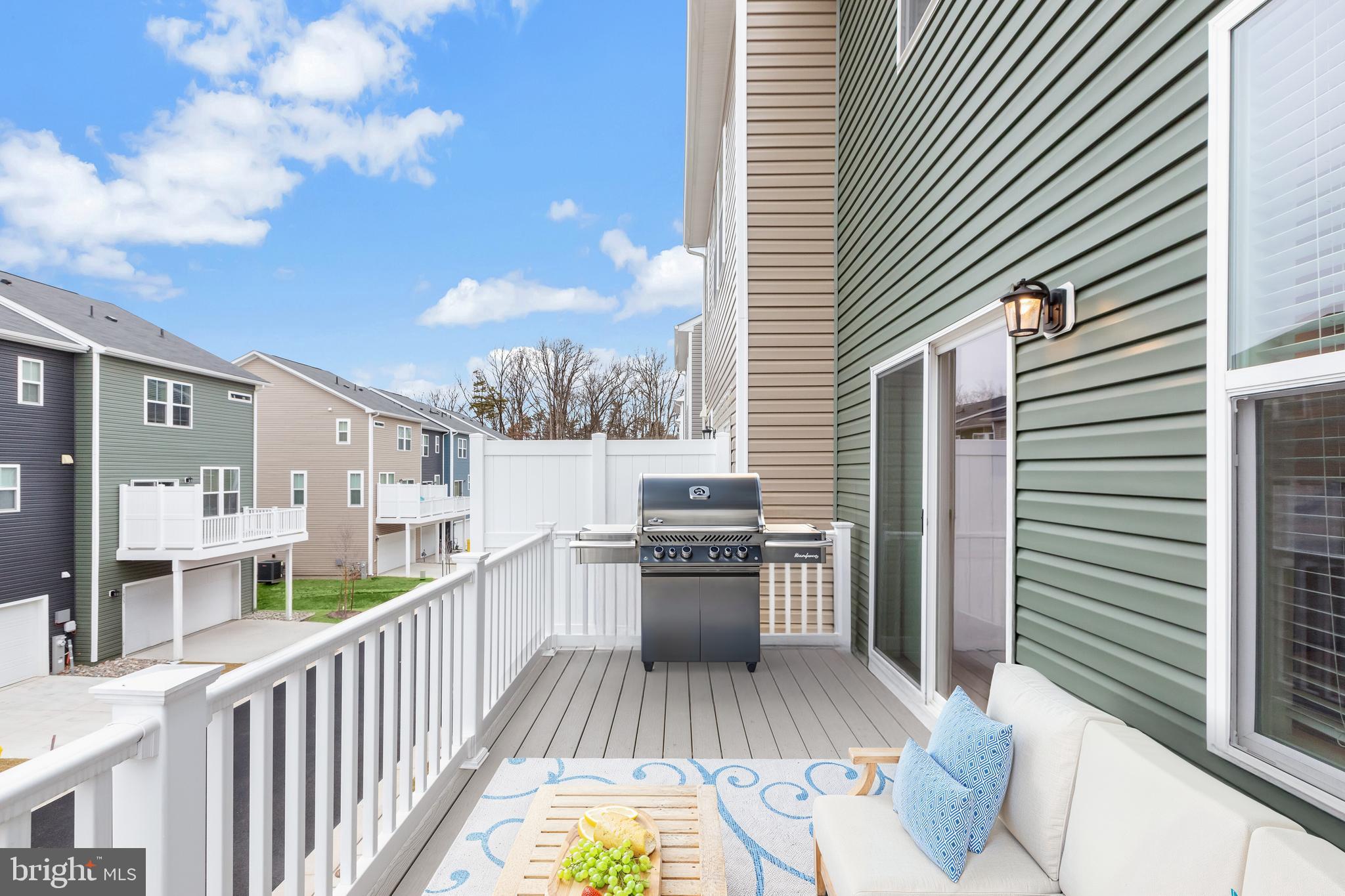 1624 Aster Lane Hanover, MD 21076 - Photo 25 of 47 Rear Balcony