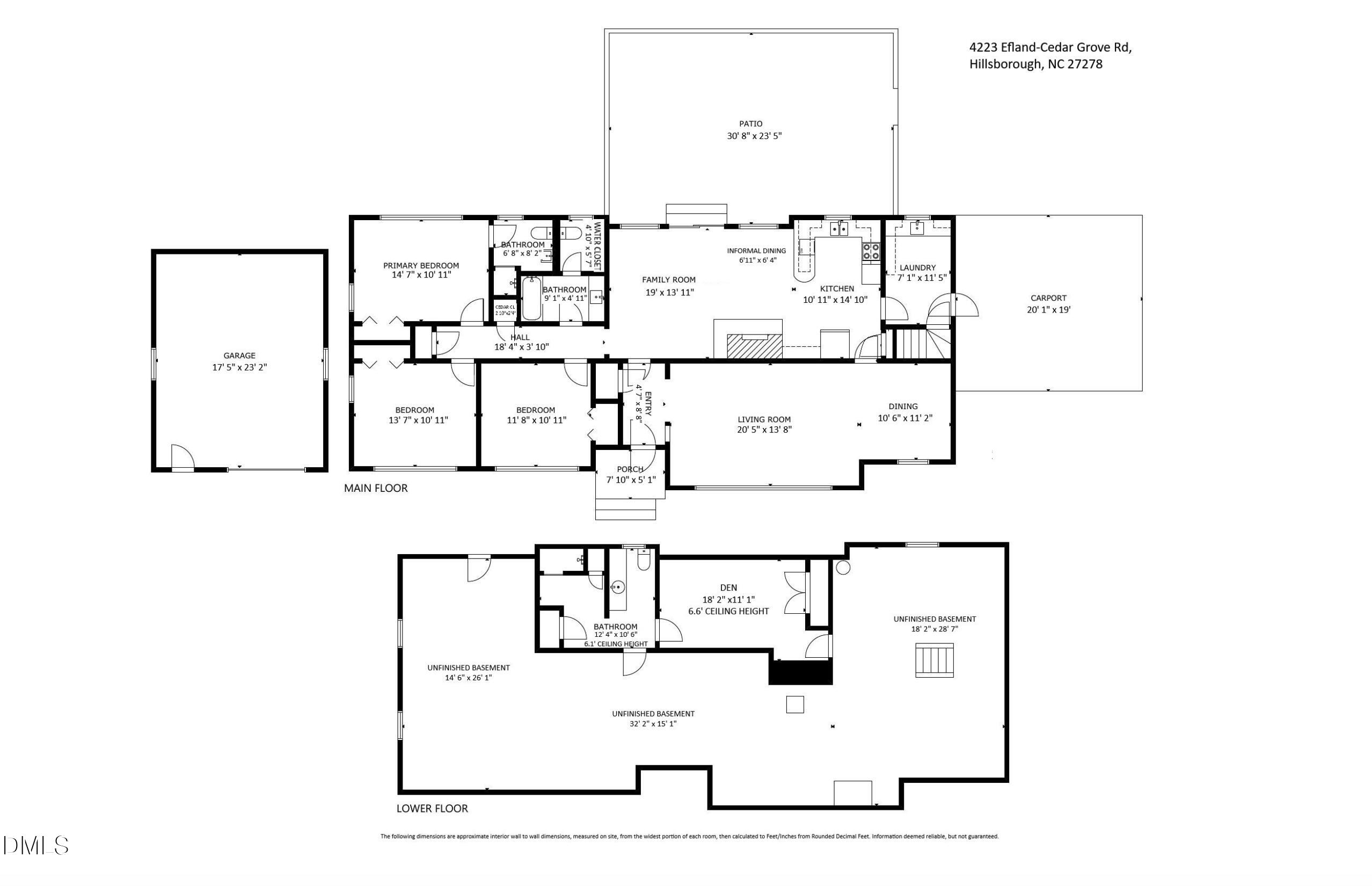 4223 Efland - Cedar Grove Road Hillsborough, NC 27278 - Photo 75 of 75 4223 Efland Cedar Grove Floorplan