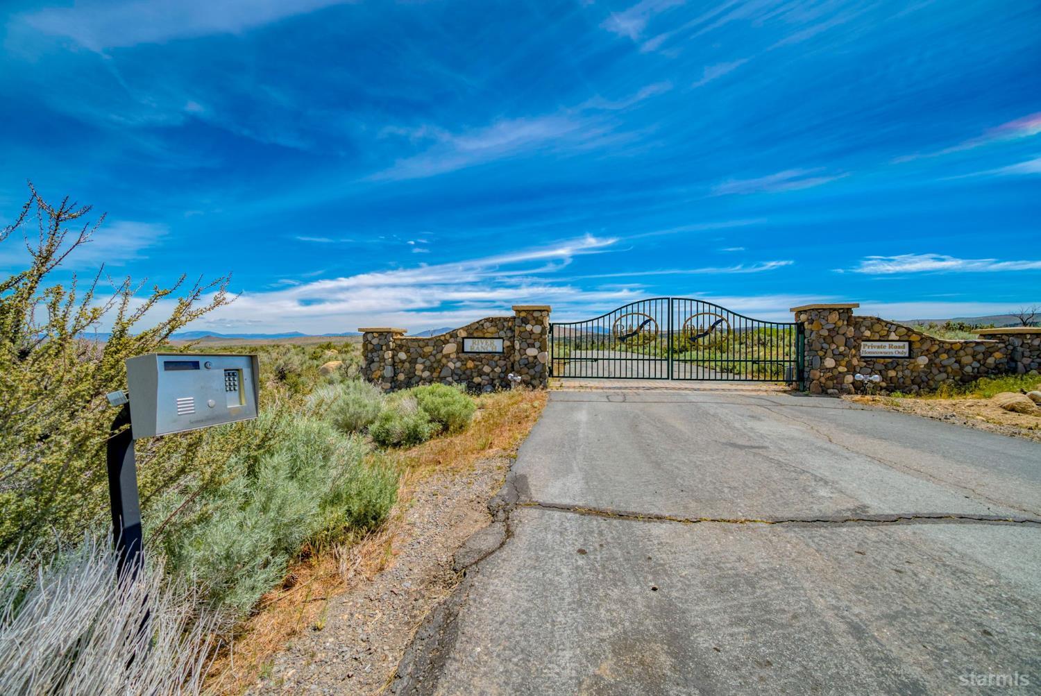 a view of a road with an ocean view