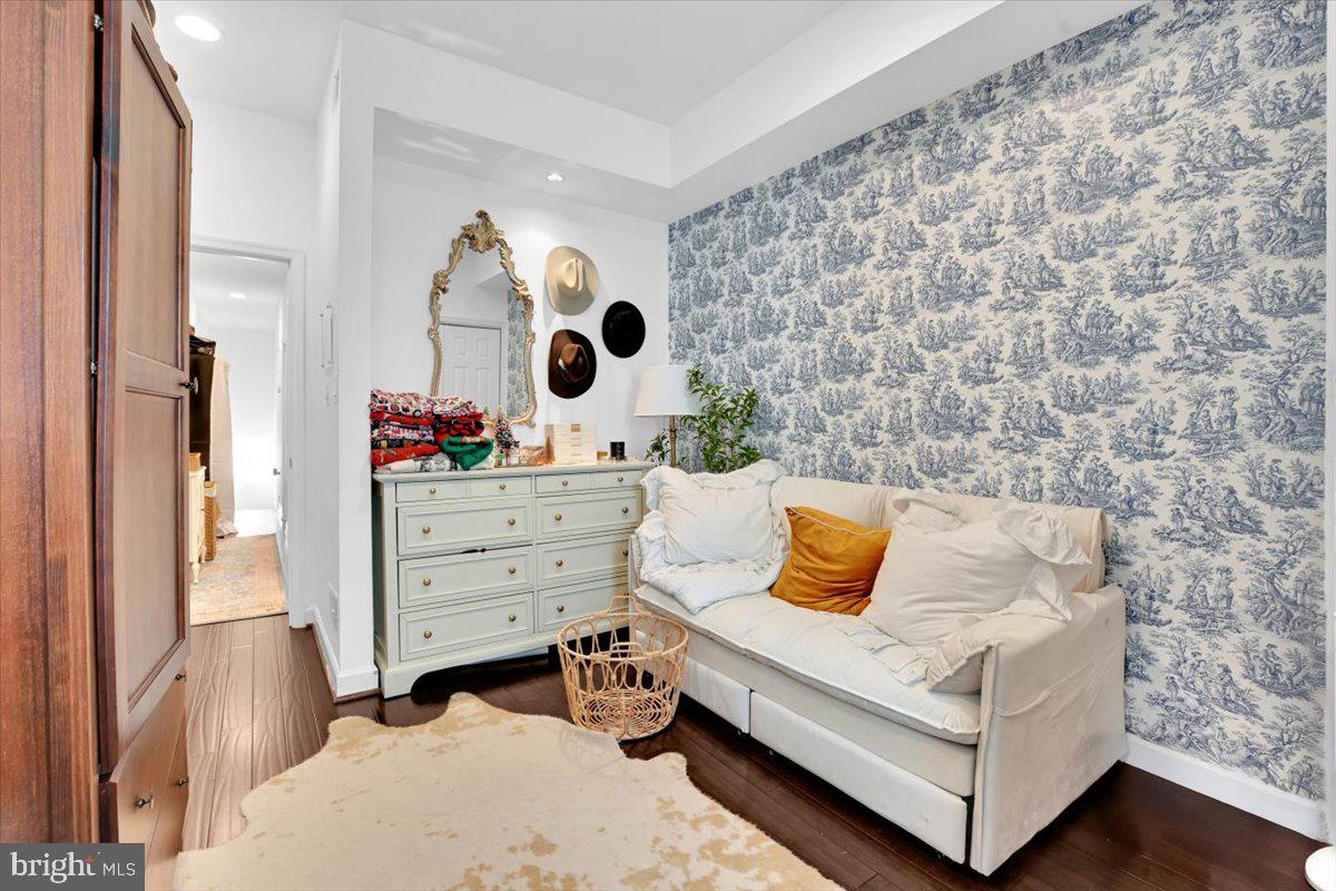 1614 15th Street Northwest Washington, DC 20009 - Photo 39 of 47 a bedroom with a bed and cabinets