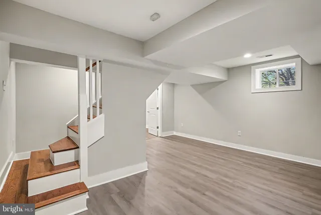 wooden floor in an empty room