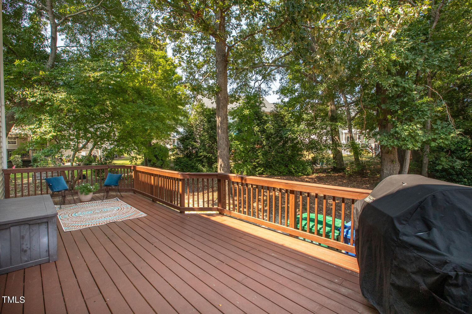 2013 Prairie Ridge Court Fuquay-Varina, NC 27526 - Photo 41 of 53 a view of balcony with deck and wooden floor