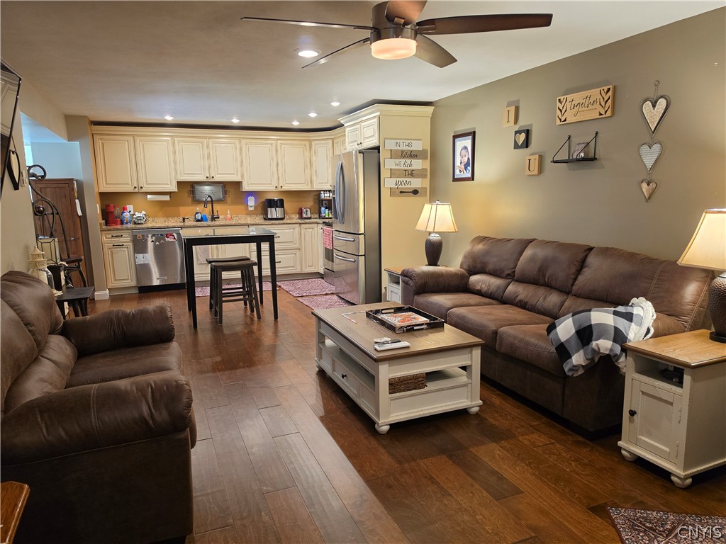 147 Gildner Road Central Square, NY 13036 - Photo 27 of 48 Lower level living room and kitchen