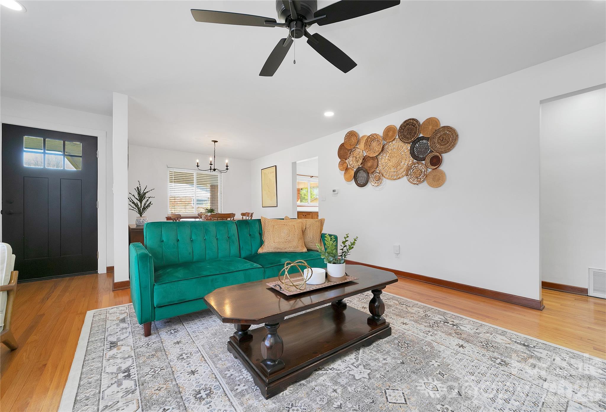 112 Allison Road Brevard, NC 28712 - Photo 8 of 37 a living room with furniture and a rug