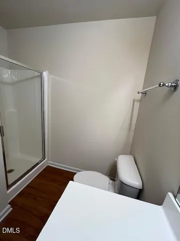 a bathroom with a toilet