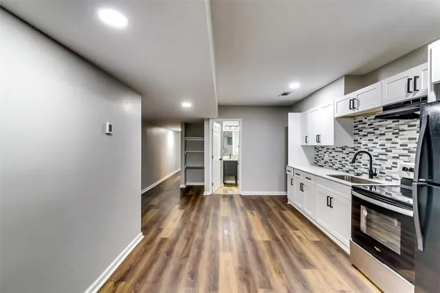 a view of wooden floor