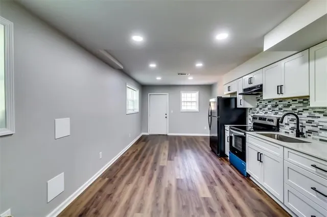 wooden floor in an empty room