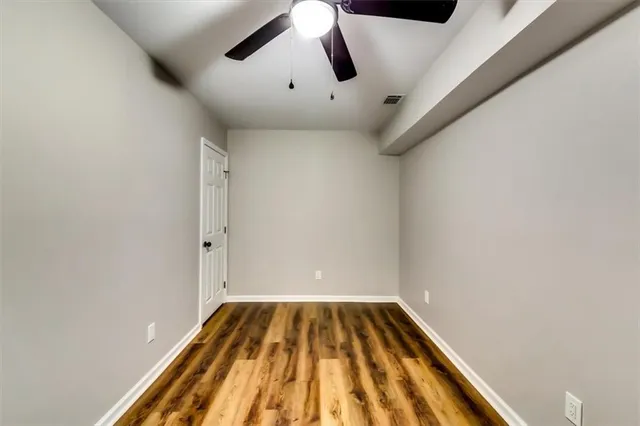 a view of an empty room