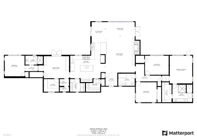 a picture of a floor plan