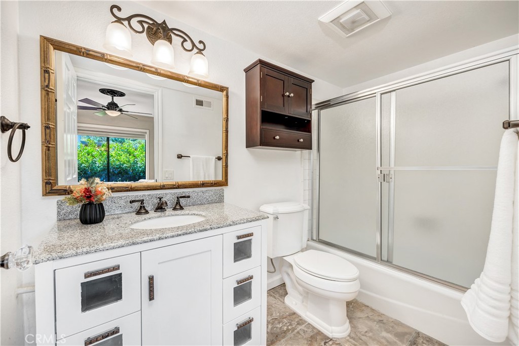 3 Palos, Unit 51 Irvine, CA 92612 - Photo 19 of 40 The secondary bathroom with shower and tub combo.