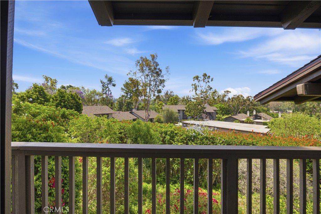 3 Palos, Unit 51 Irvine, CA 92612 - Photo 21 of 40 The beautiful view on the balcony outside the living room. very private. The handrailing was freshly painted not long ago by HOA.