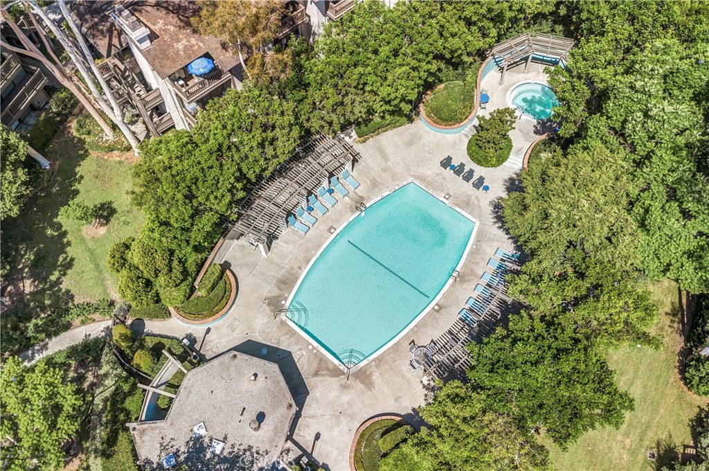 3 Palos, Unit 51 Irvine, CA 92612 - Photo 34 of 40 The aerial picture of the second pool and spa.