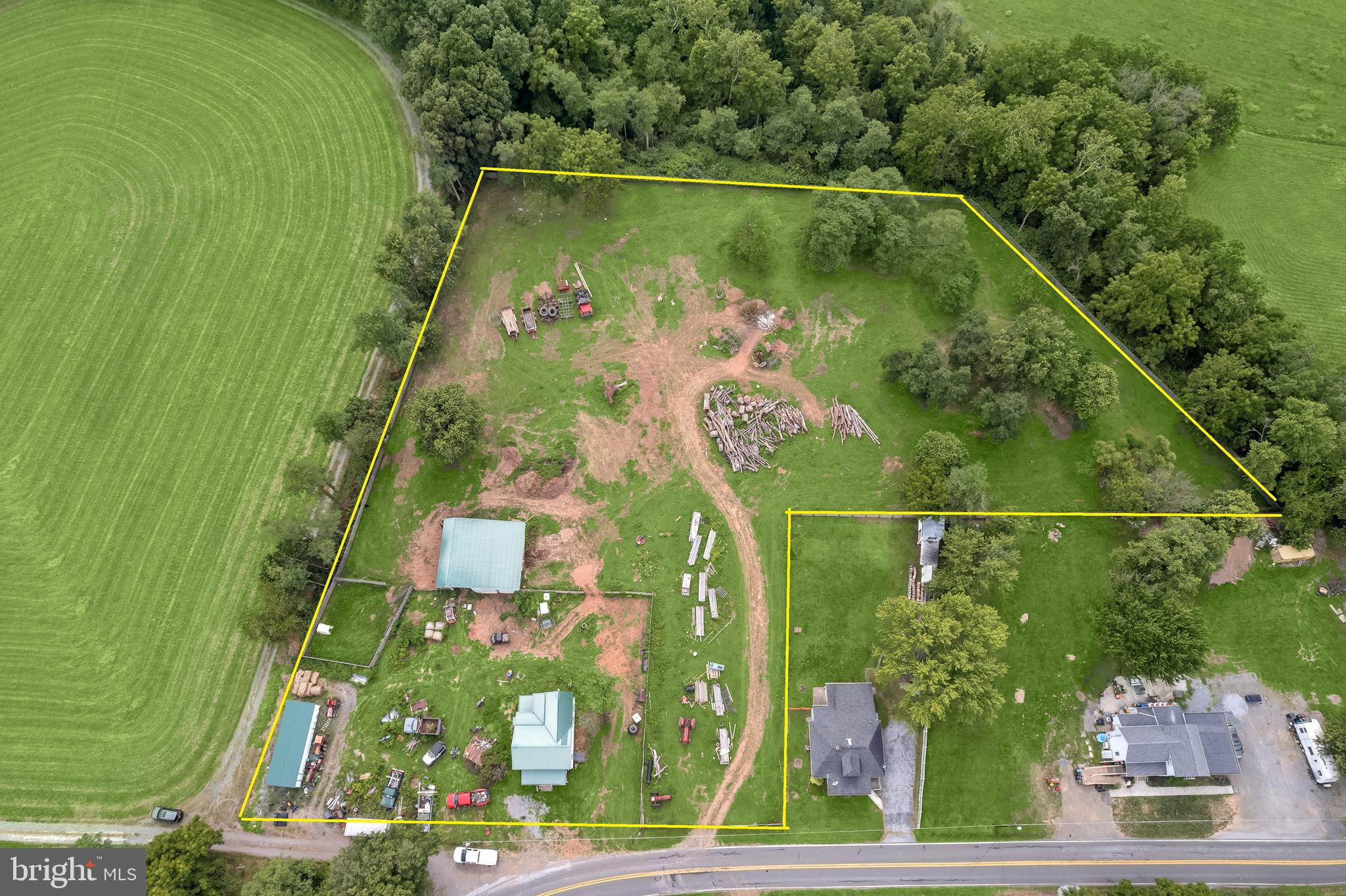 430 Bucher John Road Union Bridge, MD 21791 - Photo 6 of 40 an aerial view of a residential houses with outdoor space and swimming pool