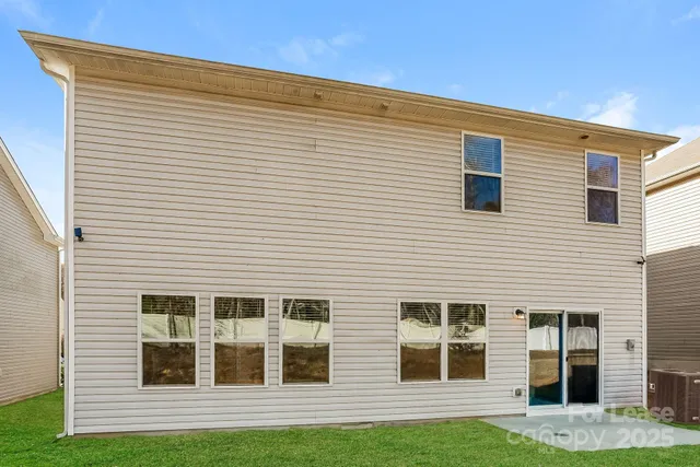 a view of a house with a large windows